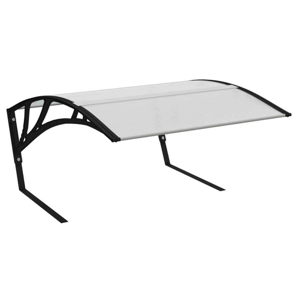 Garage pour robot tondeuse polycarbonate et métal noir 101 x 80 x 46 cm - PANGIVO - Image 2