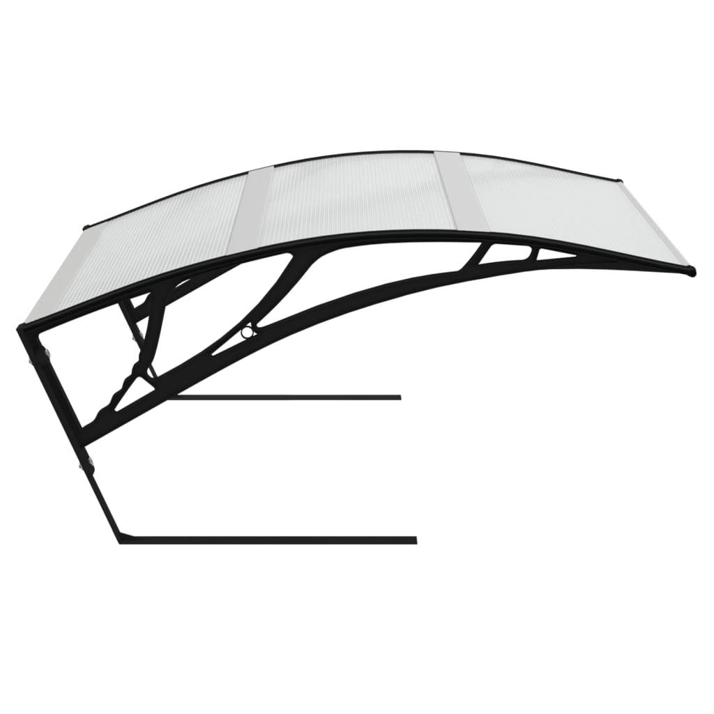Garage pour robot tondeuse polycarbonate et métal noir 101 x 80 x 46 cm - PANGIVO - Image 5