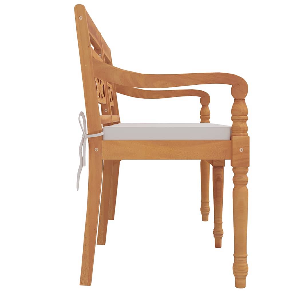 PANGIVO - Banc de jardin bois de teck naturel 150 x 51.5 x 84 cm, Poids:21.2kg - PANGIVO - Image 4