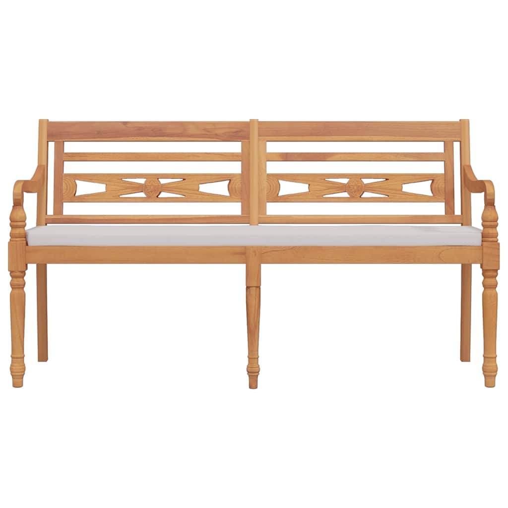 PANGIVO - Banc de jardin bois de teck naturel 150 x 51.5 x 84 cm, Poids:21.2kg - PANGIVO - Image 3