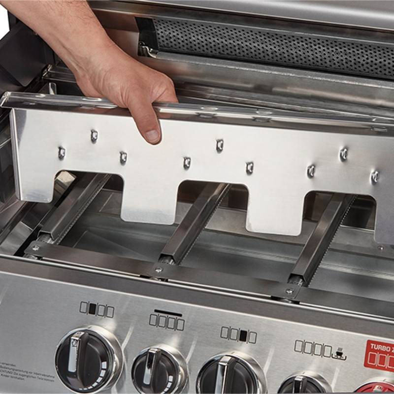 Barbecue Monroe Pro 3 SIK Turbo - ENDERS - 3 brûleurs dont 1 Turbo Zone - 1 brûleur arrière infrarouge + plaque plancha offerte - Image 10