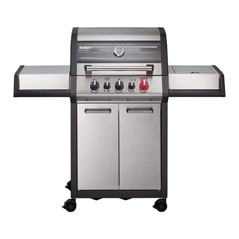 Barbecue Monroe Pro 3 SIK Turbo - ENDERS - 3 brûleurs dont 1 Turbo Zone - 1 brûleur arrière infrarouge + plaque plancha offerte - Image 2