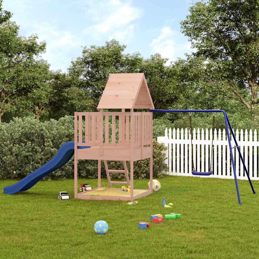 Aire de jeux d'extérieur - Jeu Plein air enfant bois massif de douglas rj49 - Image 2