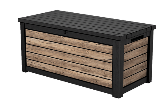 Keter - Coffre de rangement jardin 630L - Collection Signature - Aspect bois Douglas - KETER - Image 1