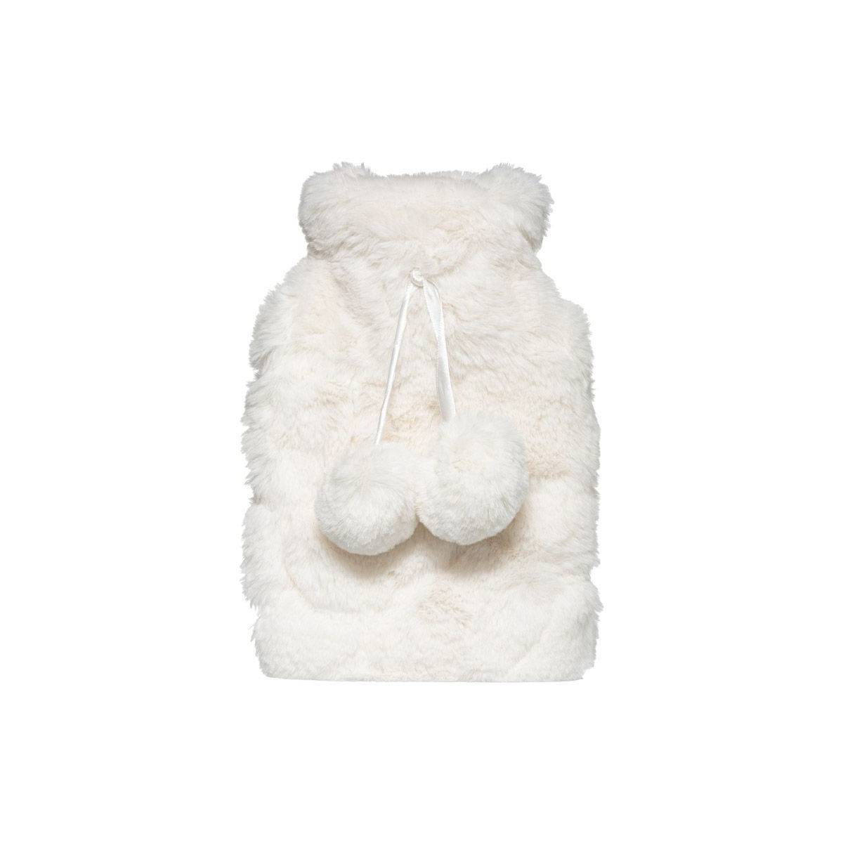 Bouillotte Imitation Fourrure "Glacé" 280ml Blanc - Image 1