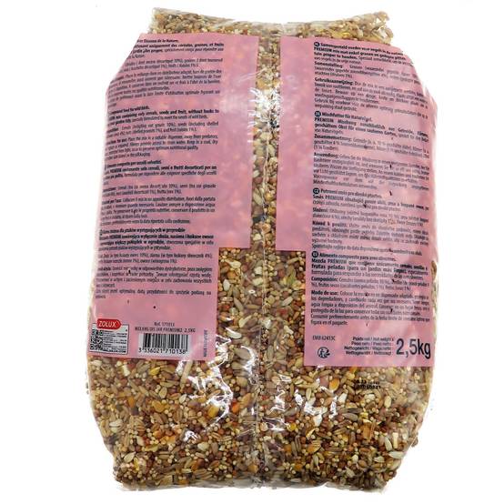Zolux - Graines mélange premium décortiqué 2.5 kg pour oiseaux - Image 4