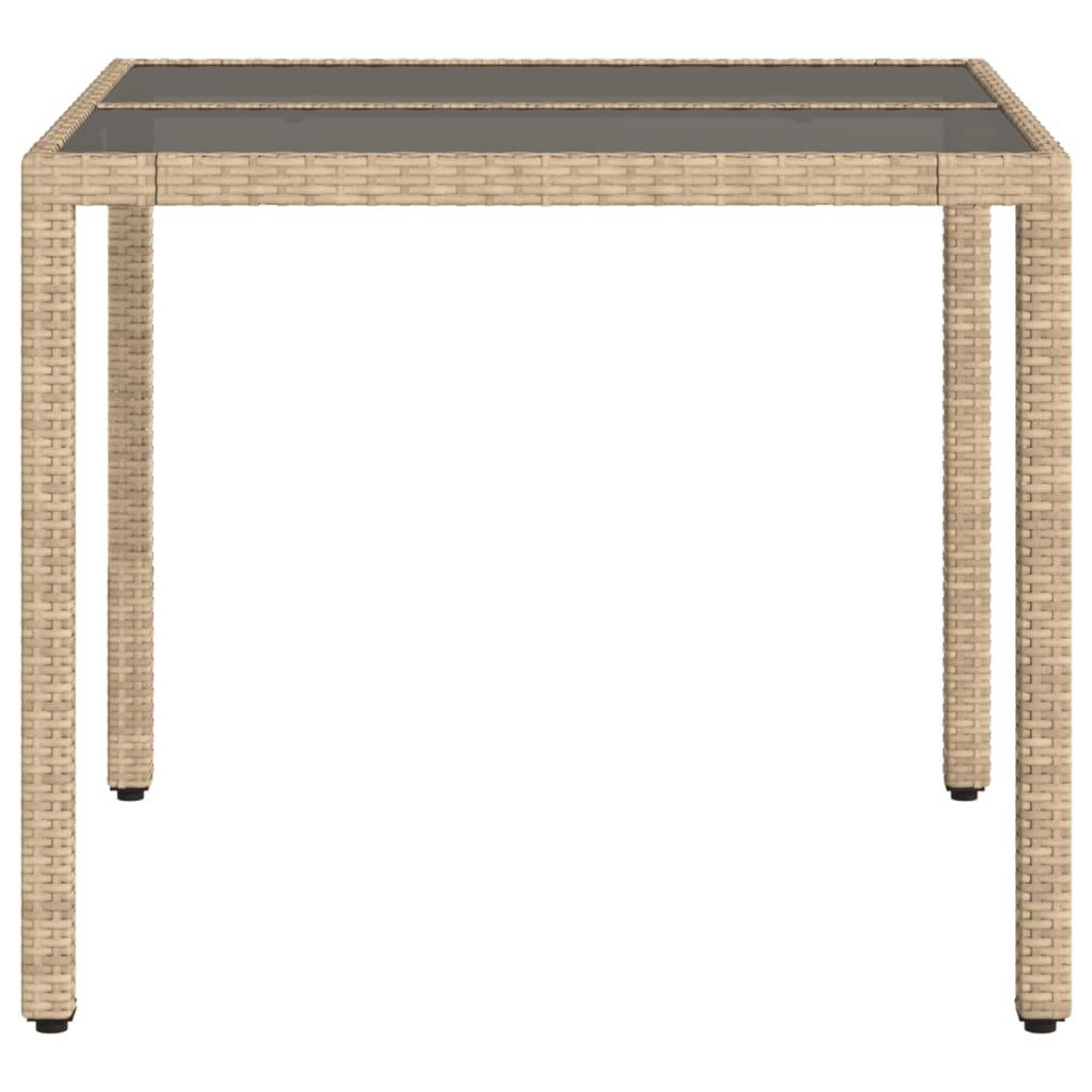 Table bois composite Prolenta Naturel 90 X 90 X 75 cm - P87211N - Image 5