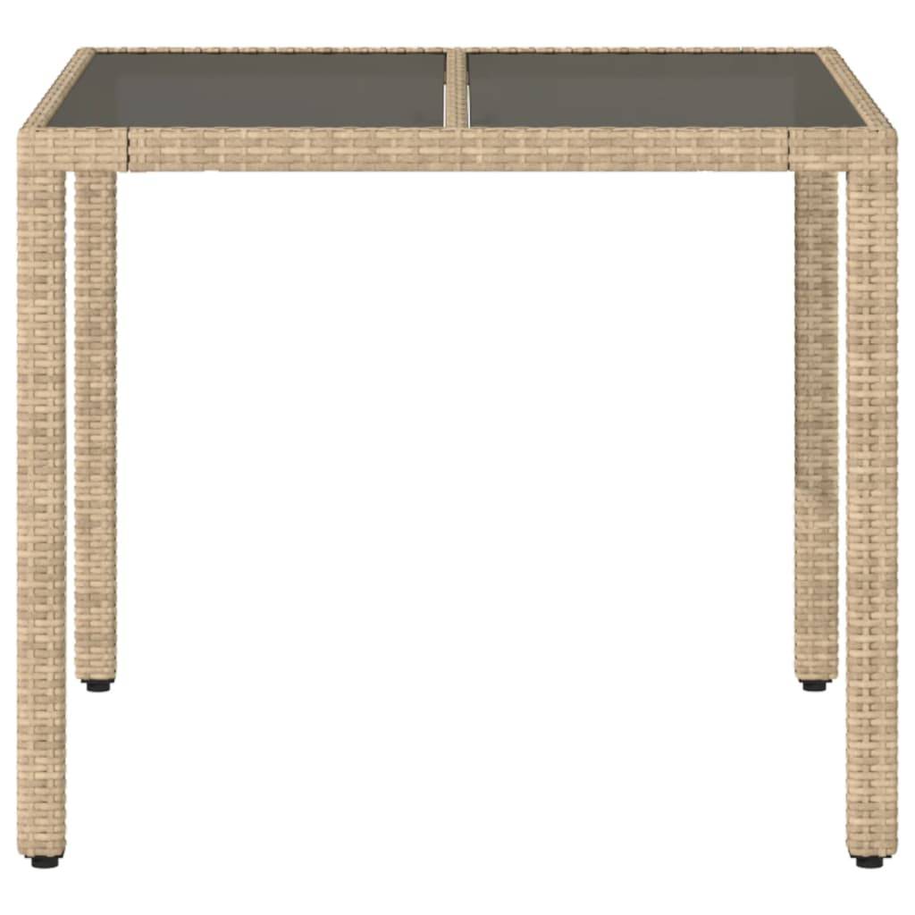 Table bois composite Prolenta Naturel 90 X 90 X 75 cm - P87211N - Image 4