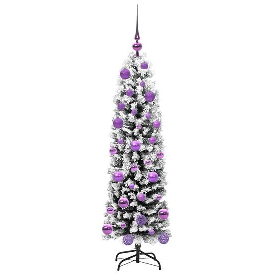 ComfortXL - Petit Sapin de Noël Artificiel 120 cm, Kit Complet avec 61 Boules et Guirlande LED USB – ComfortXL Outdoor Living - Image 4