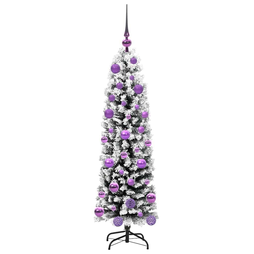 ComfortXL - Petit Sapin de Noël Artificiel 120 cm, Kit Complet avec 61 Boules et Guirlande LED USB – ComfortXL Outdoor Living - Image 4