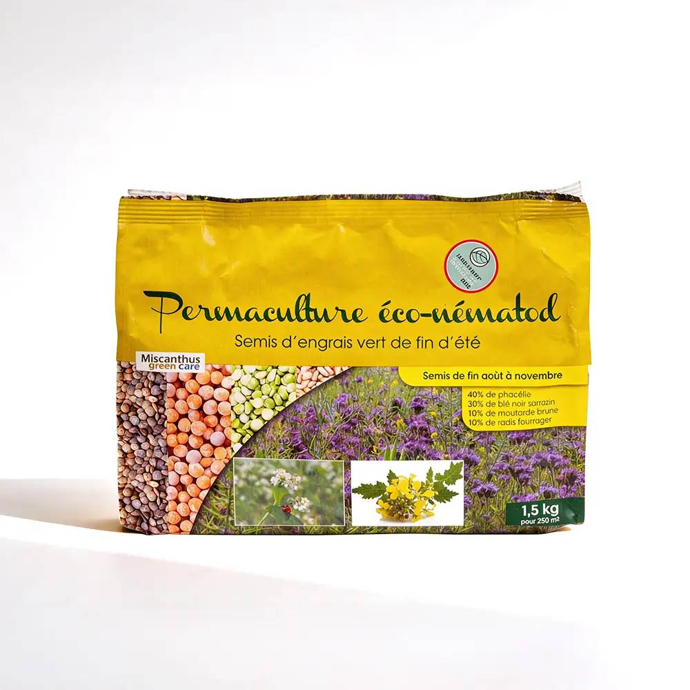 Autre - Semis d'Engrais Vert de Fin d'Été - Permaculture Eco-Nematod® (Sac de 1,5kg) - Image 1