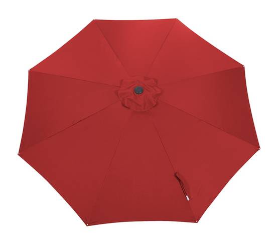 Proloisirs - Toile Parasol Mat Droit 350/8 Polyester 200gr SD - Rouge PROLOISIRS