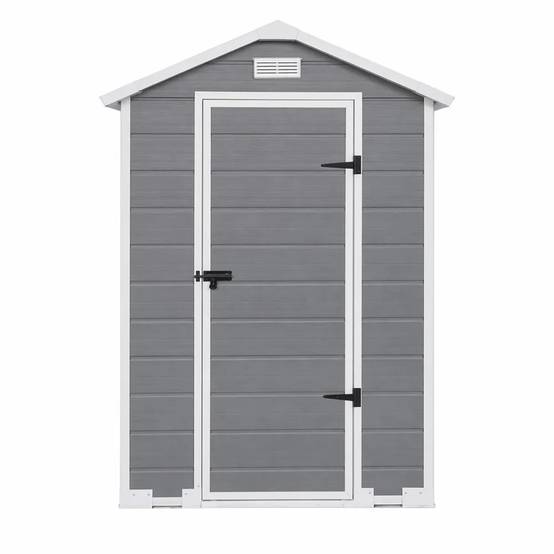 Abri de jardin Lys en plastique hauteur 196 cm - 1 porte 1,20m² - Image 5