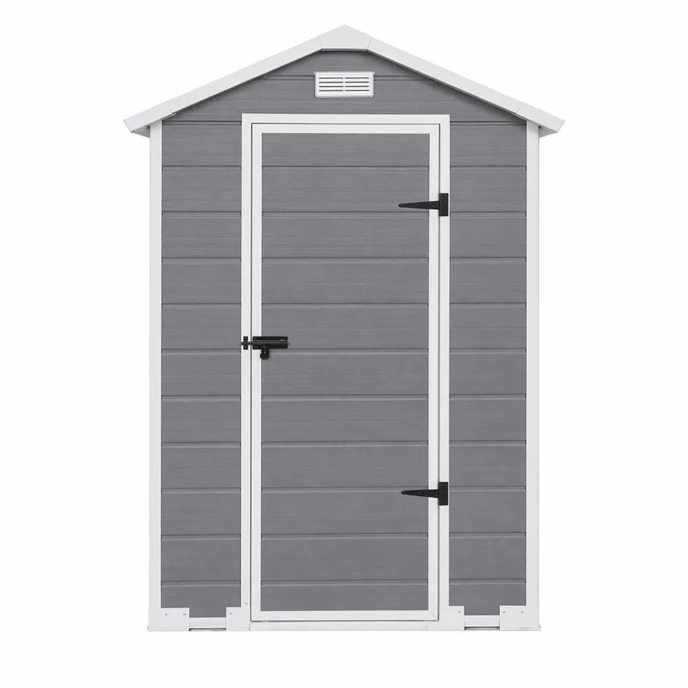Abri de jardin Lys en plastique hauteur 196 cm - 1 porte 1,20m² - Image 5