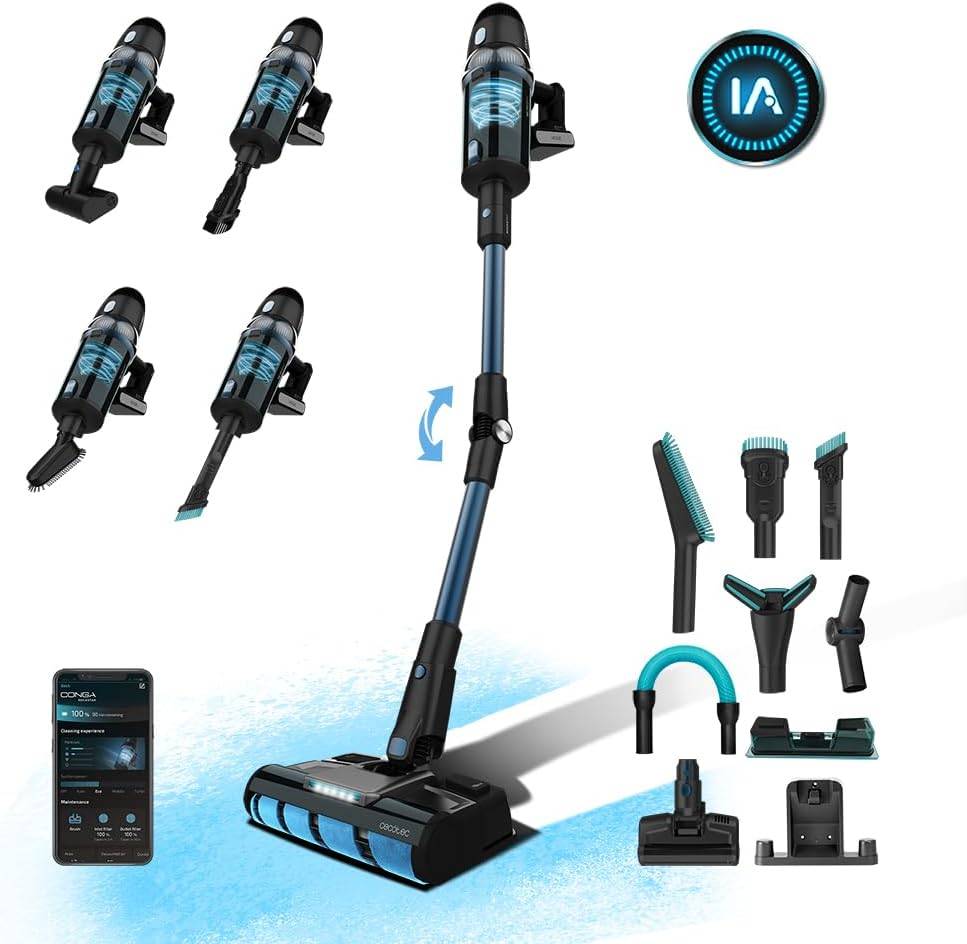 Aspirateur 4-en-1 sans fil avec moteur numérique