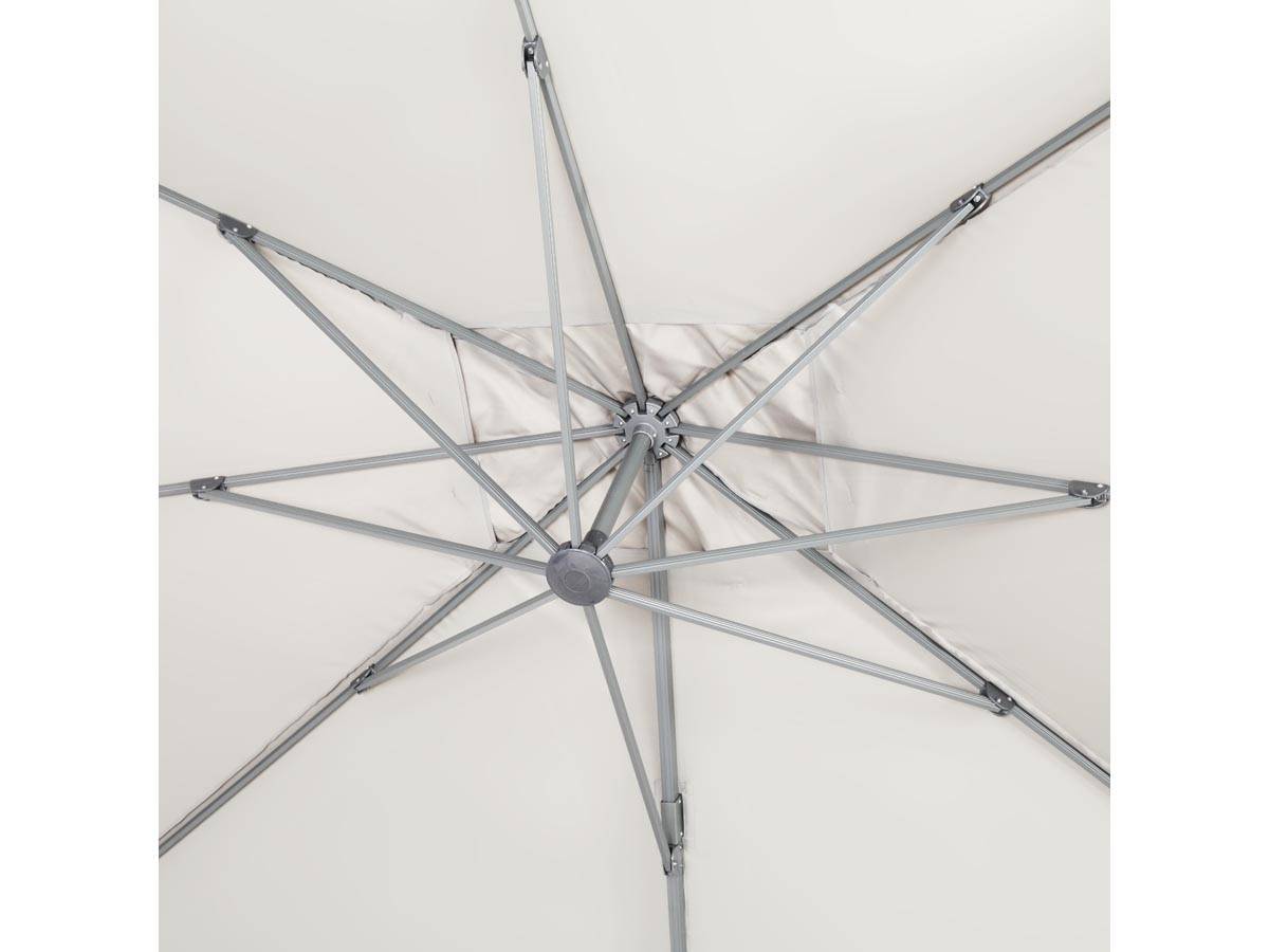 Parasol Jardin Déporté Alu "sun 4" 3 X 4 M - Ecru -habitat Et Jardin - Image 4