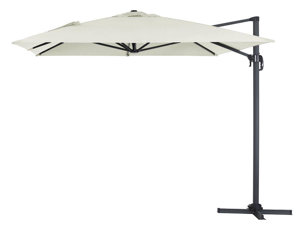 Parasol Jardin Déporté Alu "sun 4" 3 X 4 M - Ecru -habitat Et Jardin - Image 1