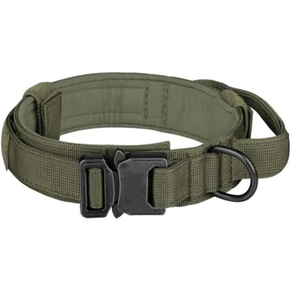 Collier tactique Kaki XL pour chien, FranceCroquettes - Image 1