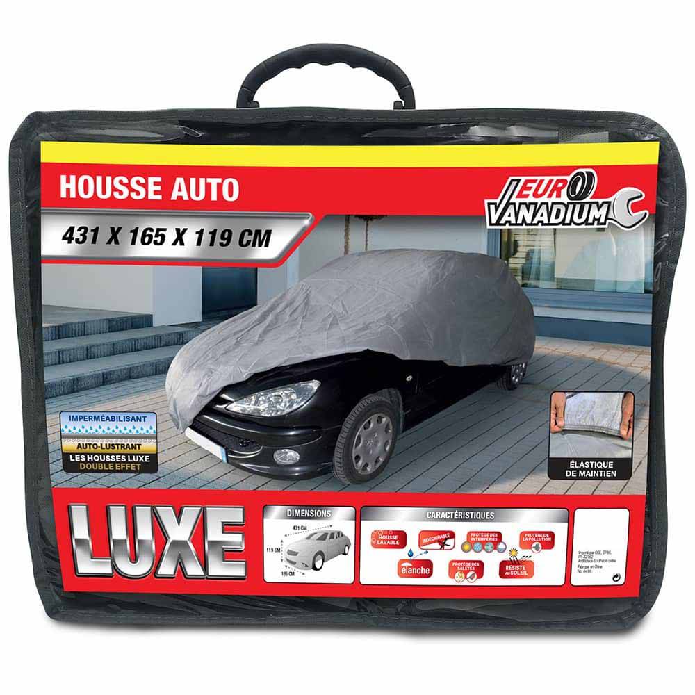 Bâche de protection automobile - extérieur 431 x 165 x 119 Gris - Image 2