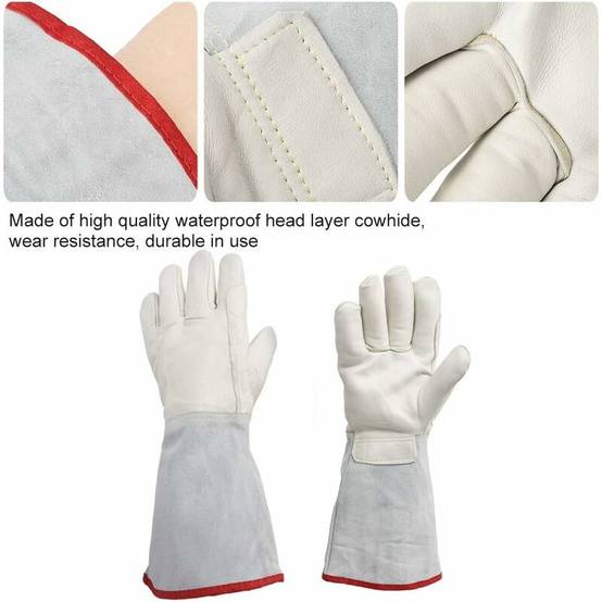 Gant de travail de sécurité pour stockage cryogénique, gants de 60 cm de long cryogéniques, gants de travail de protection étanches, gants congelés au - Image 5