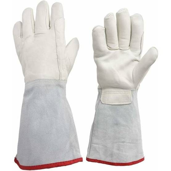 Gant de travail de sécurité pour stockage cryogénique, gants de 60 cm de long cryogéniques, gants de travail de protection étanches, gants congelés au - Image 1