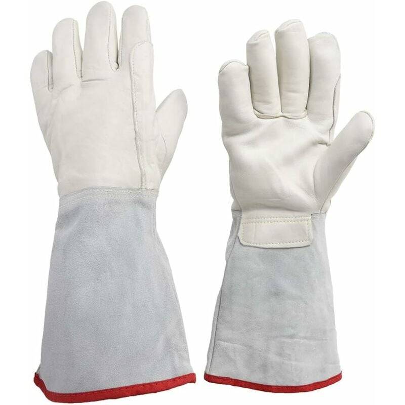 Gant de travail de sécurité pour stockage cryogénique, gants de 60 cm de long cryogéniques, gants de travail de protection étanches, gants congelés au - Image 1
