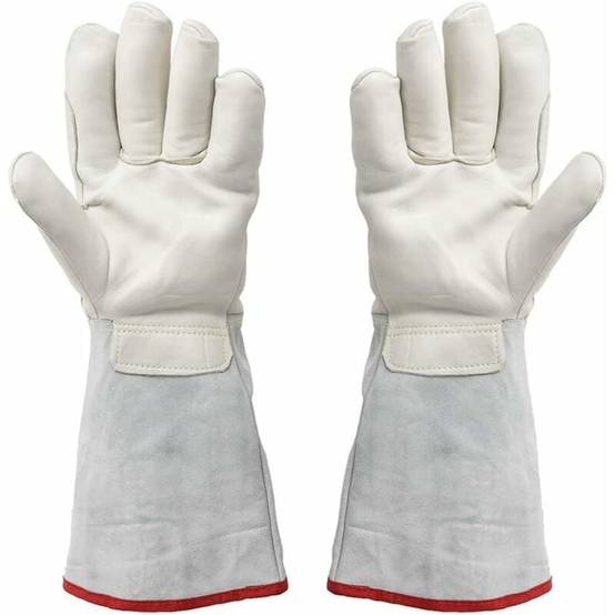 Gant de travail de sécurité pour stockage cryogénique, gants de 60 cm de long cryogéniques, gants de travail de protection étanches, gants congelés au - Image 2