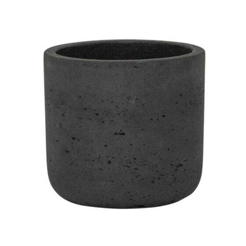 Pottery Pots - Pot Charlie XS Noir Effet béton 12cm - Pottery Pots - Image 1