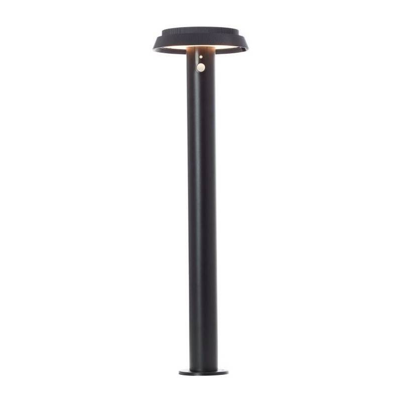 Brilliant - Potelet Extérieur - Brilliant - Alvero - Led Et Solaire - Dtecteur De Mouvement - Métal Et Plastique - 4 W - Noir - Image 2