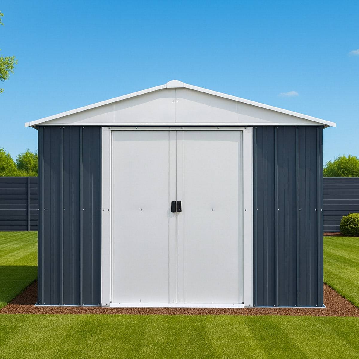 Yardmaster - Abri de Jardin métal anthracite 7,21 m2 - Image 1