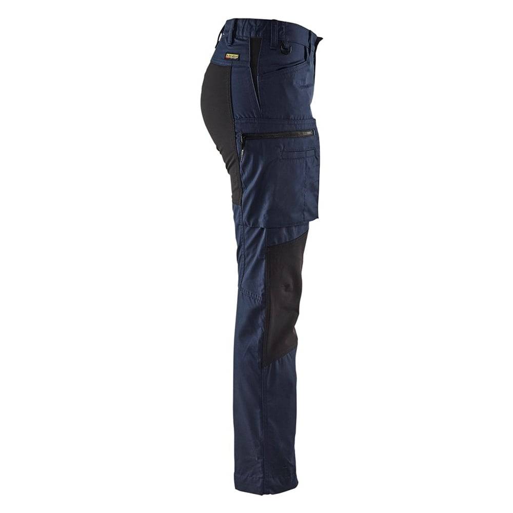 Pantalon de travail services stretch femme Blaklader polycoton Marine Foncé / Noir 40 - Image 2
