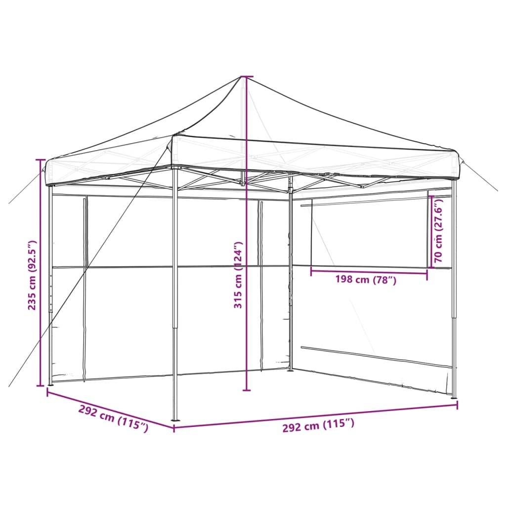 Maison Chic - Tente de réception pliable escamotable avec 2 parois latérales Maison Chic - Image 9