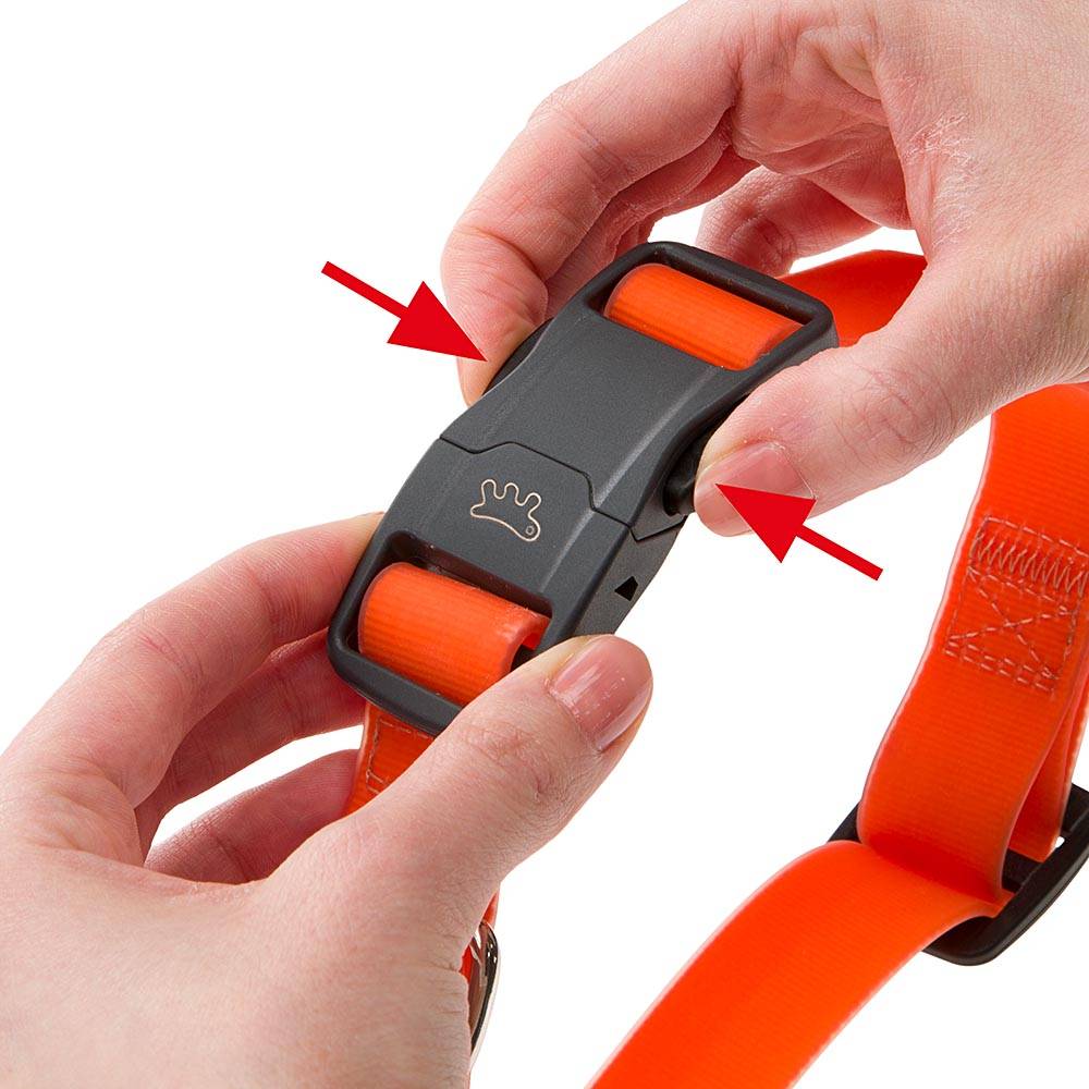 Ferplast - Collier pour Chiens EVOLUTION C25/56 avec Boucle Magnétique, Hypoallergénique, Lavable, Orange - Image 7