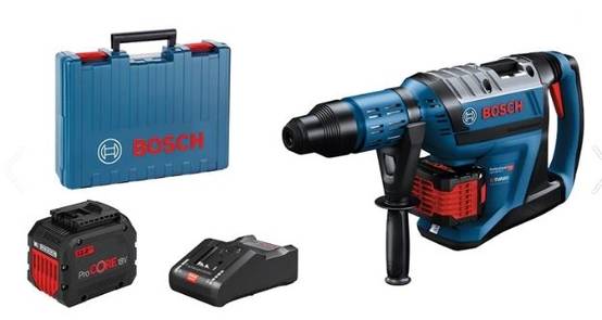 Bosch - Perforateur SDS-Max BITURBO GBH18V-45 C - BOSCH - avec 2 batteries 18V 12.0 Ah - valise - 0611913002 - Image 1