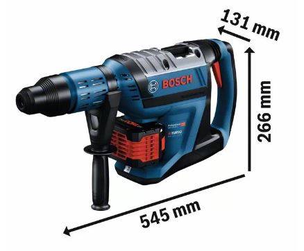Bosch - Perforateur SDS-Max BITURBO GBH18V-45 C - BOSCH - avec 2 batteries 18V 12.0 Ah - valise - 0611913002 - Image 2