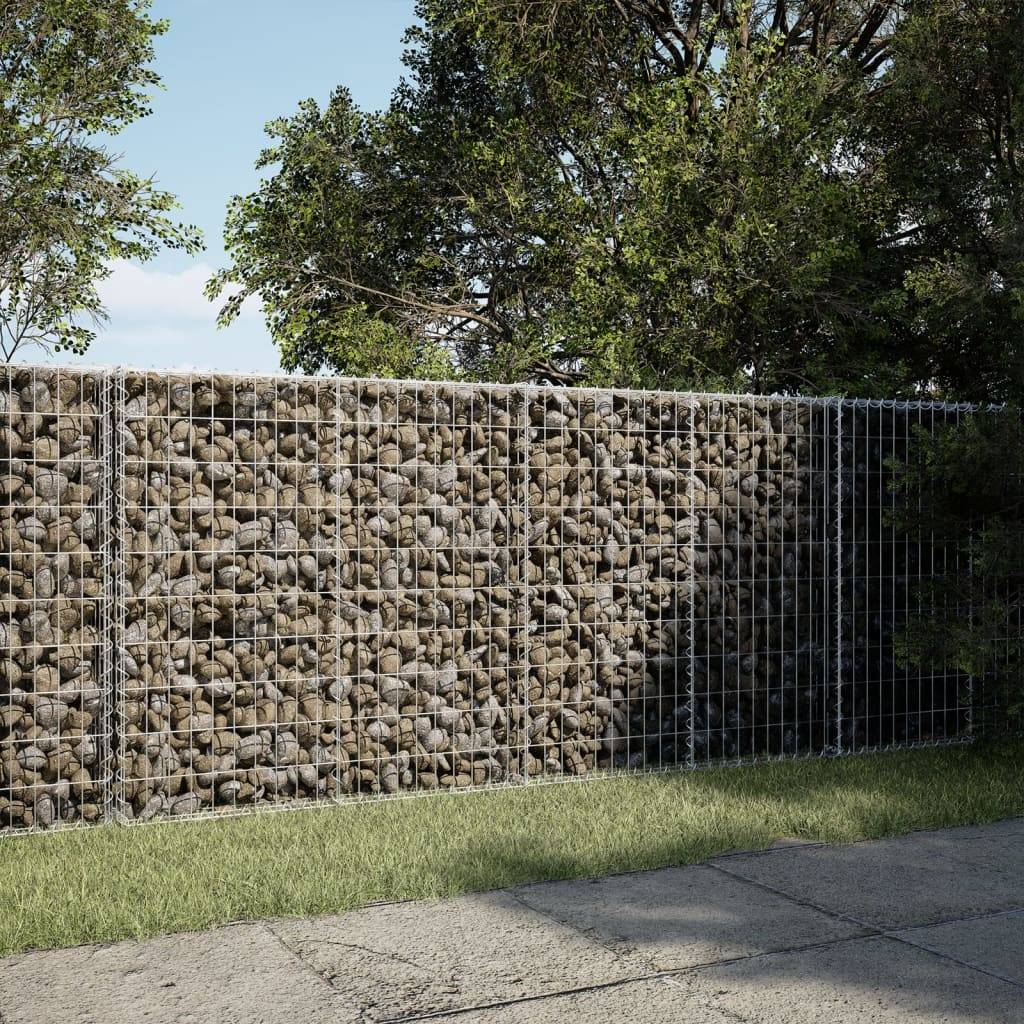 Vidaxl - Panier gabion avec couvercle 200x50x100 cm fer galvanisé vidaXL 3295143 - Image 1