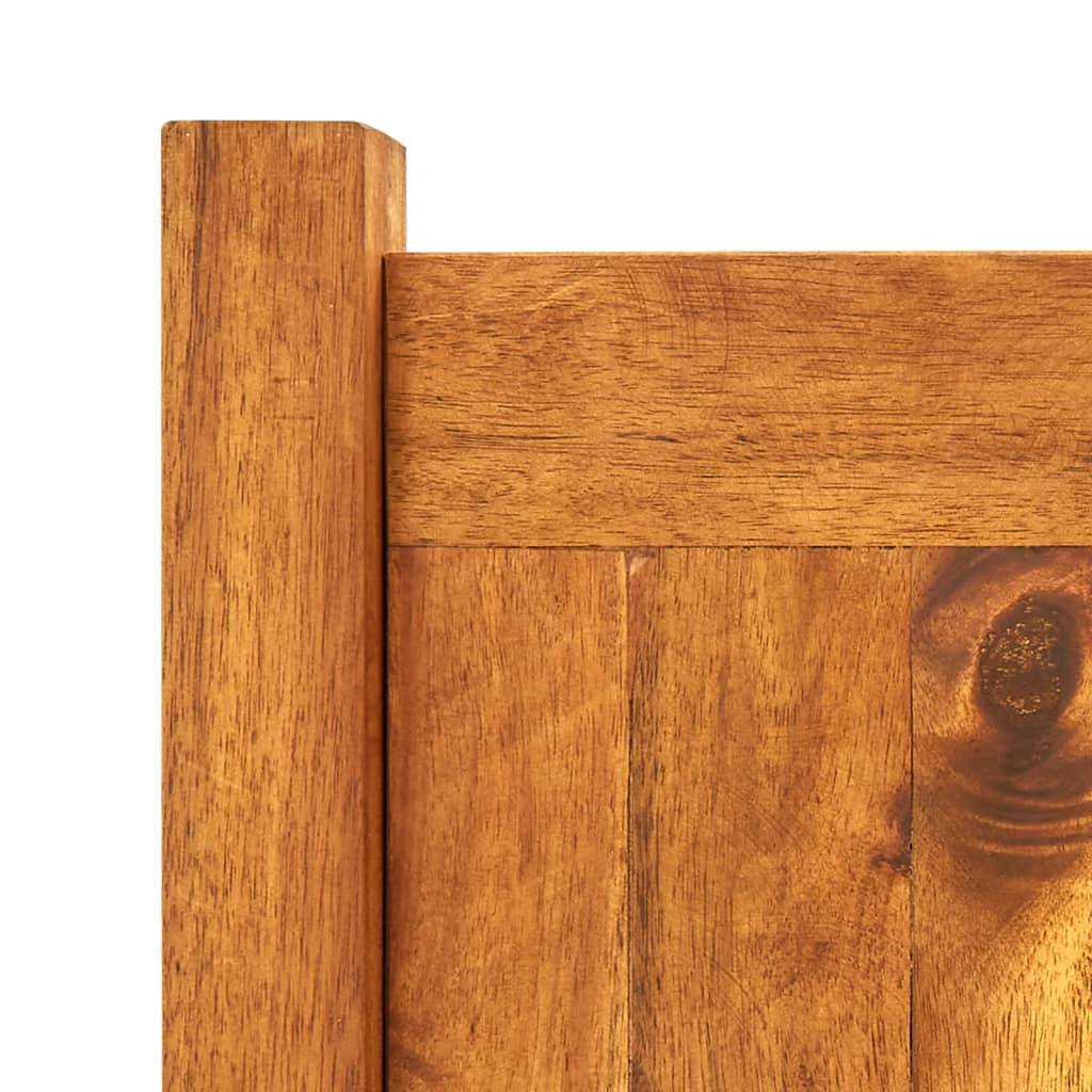 Helloshop26 - Jardinière lit surélevé plantes fleurs jardin 50 x 25 x 25 cm bois d'acacia - Image 4