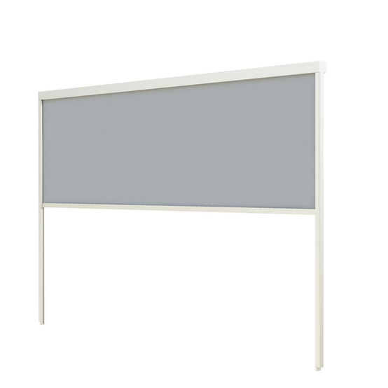 Ombrea - Pergola bioclimatique Ombréa adossée VS - 3x6M bicolore + 2 stores Blancs - Image 5