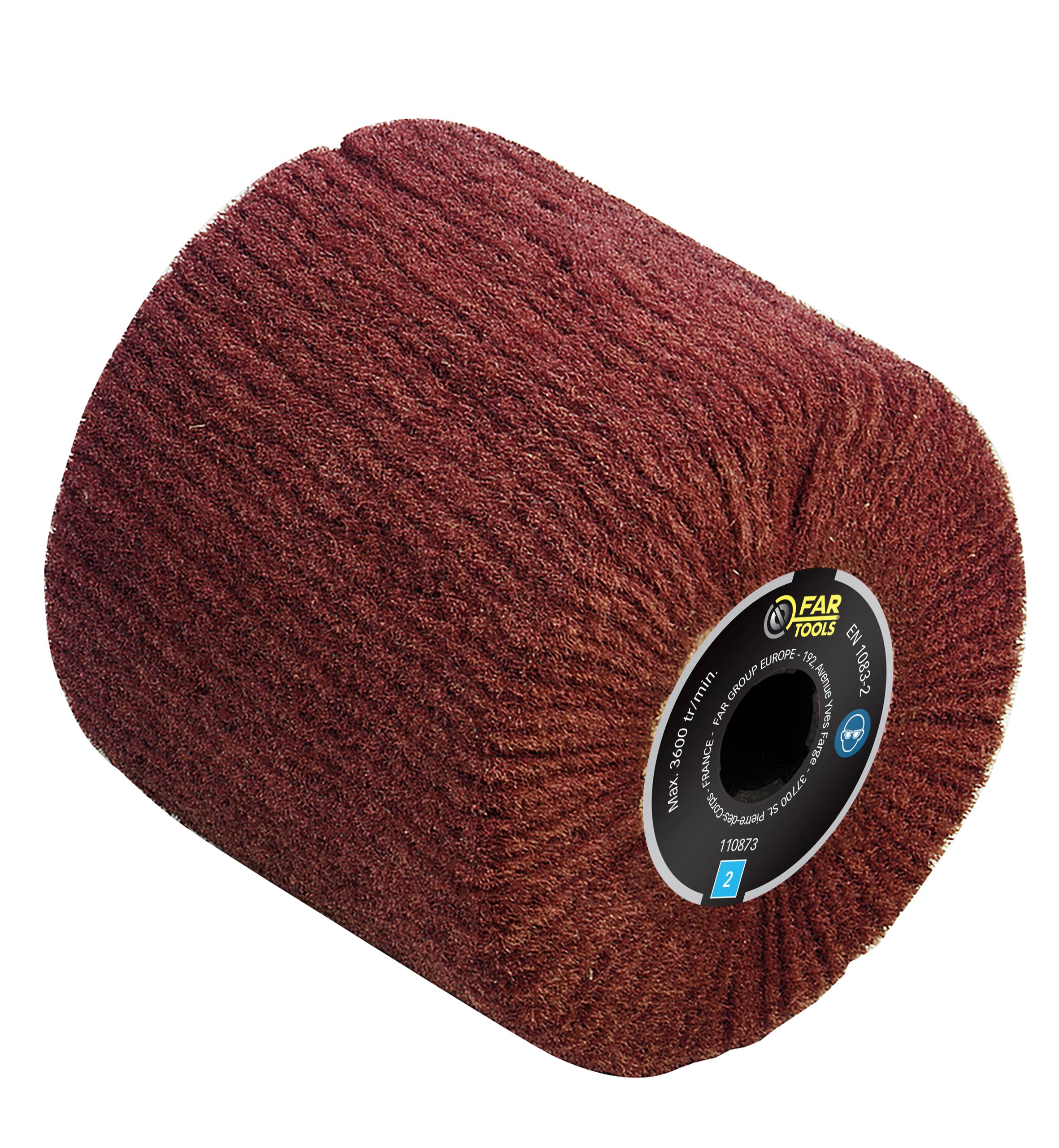 Brosse en fibre synthétique Ø120mm/L100mm FARTOOLS - Image 1