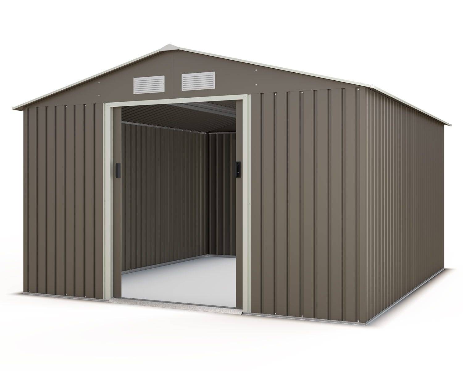 Trigano Jardin - Abri de jardin métal 10,91 m2 + kit d'ancrage - Image 2