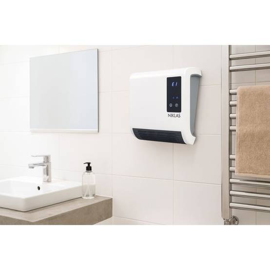Chauffage électrique mural soufflant 2000W Trendy Numérique Programmable - Chauffage Salle de Bain Chauffe jusqu'à 20 m² NIKLAS - Image 5