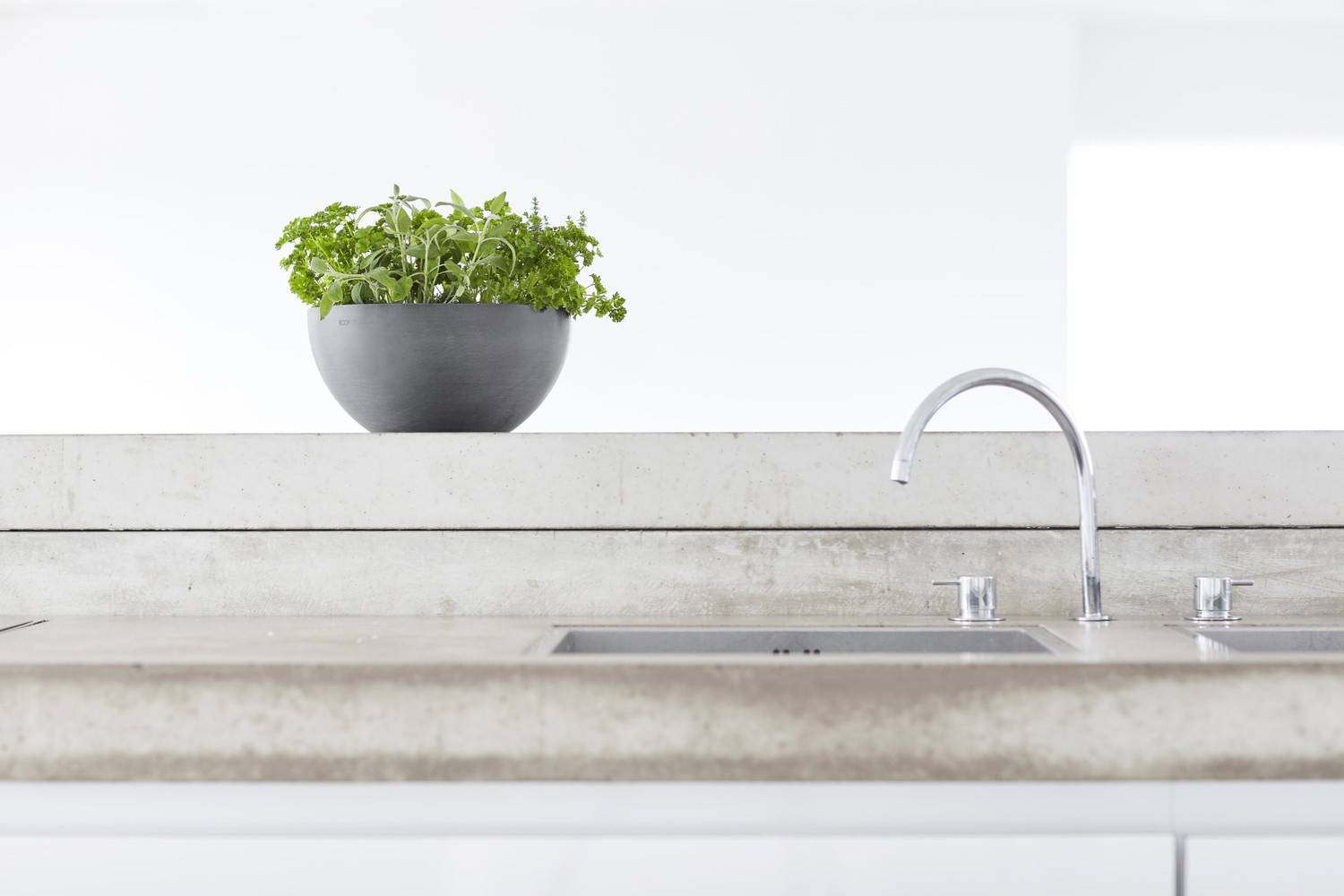 Ecopots - Pot Rond Brussels 25 Gris - Ø 25 x H. 12 cm - 3,6 L ECOPOTS - Image 3
