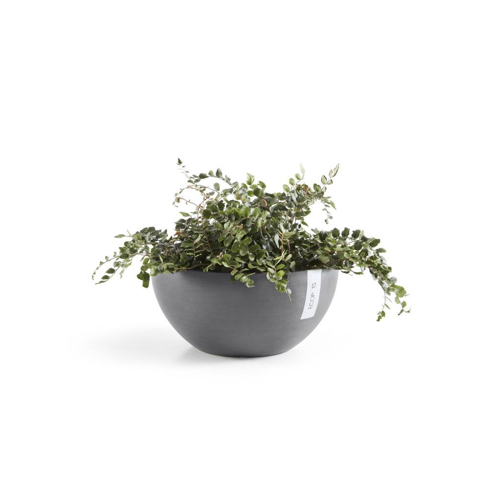 Ecopots - Pot Rond Brussels 25 Gris - Ø 25 x H. 12 cm - 3,6 L ECOPOTS - Image 1