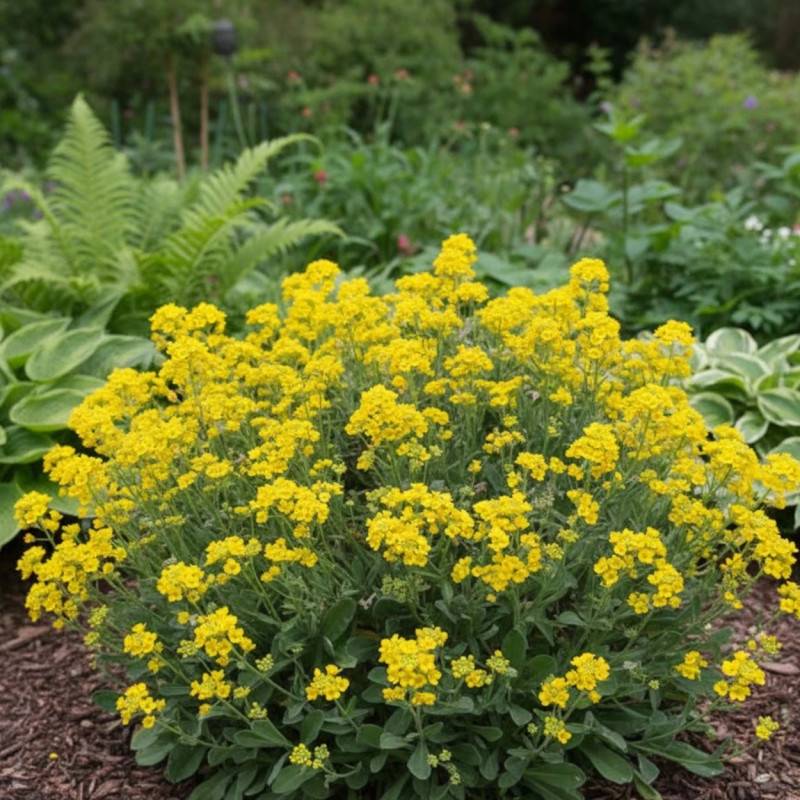 Corbeille d'or à fleurs Jaune/ - feuillage Persistant - Godet - 5/20 cm