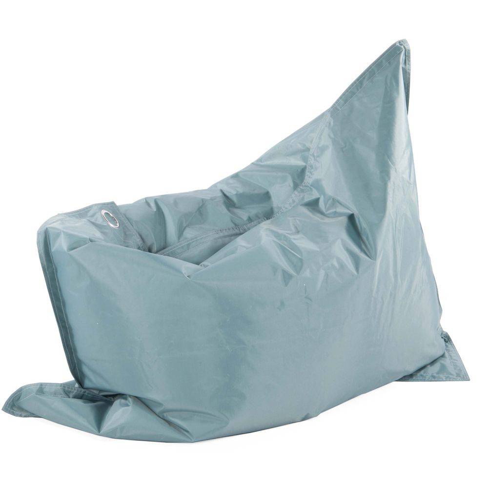 Jardindeco - Grand coussin uni Maxi Bleu Mineral - Image 4