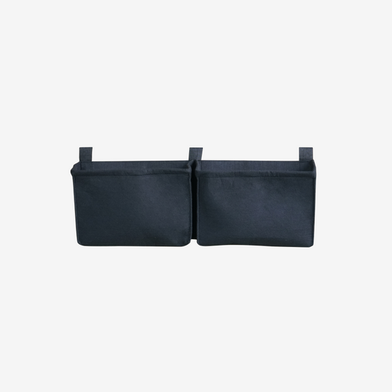 Cerland - Balconnière 2 sacs noirs en feutre géotextile - Image 1