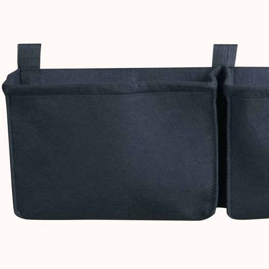 Cerland - Balconnière 2 sacs noirs en feutre géotextile - Image 2