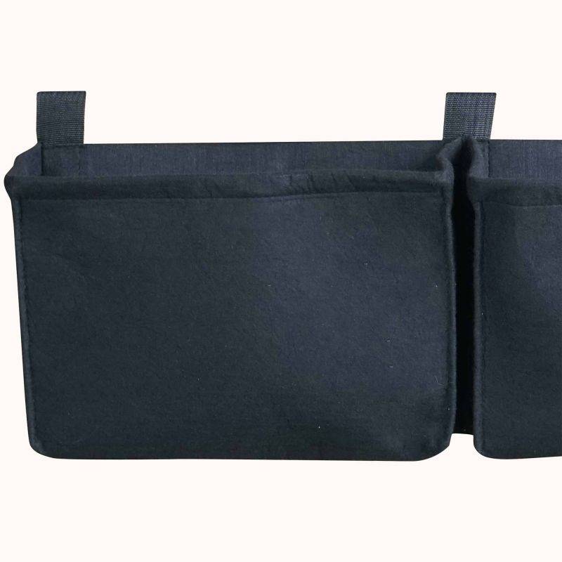 Cerland - Balconnière 2 sacs noirs en feutre géotextile - Image 2