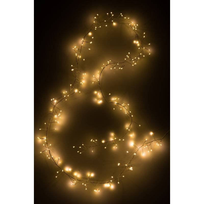 Guirlande lumineuse en plastique blanc 2m - J-Line - Image 3