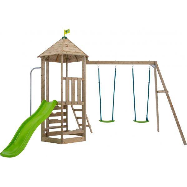 Tp Toys - Aire de jeux en bois avec glissière et portique Castelwood Tp Toys - Image 1
